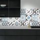 thumbnail image 2 of Adhesivos Para Azulejos De Pared 20 piezas Retro mosaico pared azulejo pegatinas impermeable baño cocina hogar Decoración Sywqhk Libre de BPA, 2 of 9