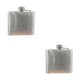 thumbnail image 4 of Cateissary Petaca de acero inoxidable, botella de vino, petaca de bolsillo, tapón de rosca, botella de whisky portátil, 2/3/4/5/6/7/8/9/10 onzas Type4 NO4 Cateissary CBP029544, 4 of 5