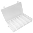 thumbnail image 3 of Caja De Joyería Transparente Con 36 Rejillas, Divisores Extraíbles, Estuche Organizador Transparente De Plástico Portátil Para Pendientes, Anillos Y Cuentas, 3 of 8
