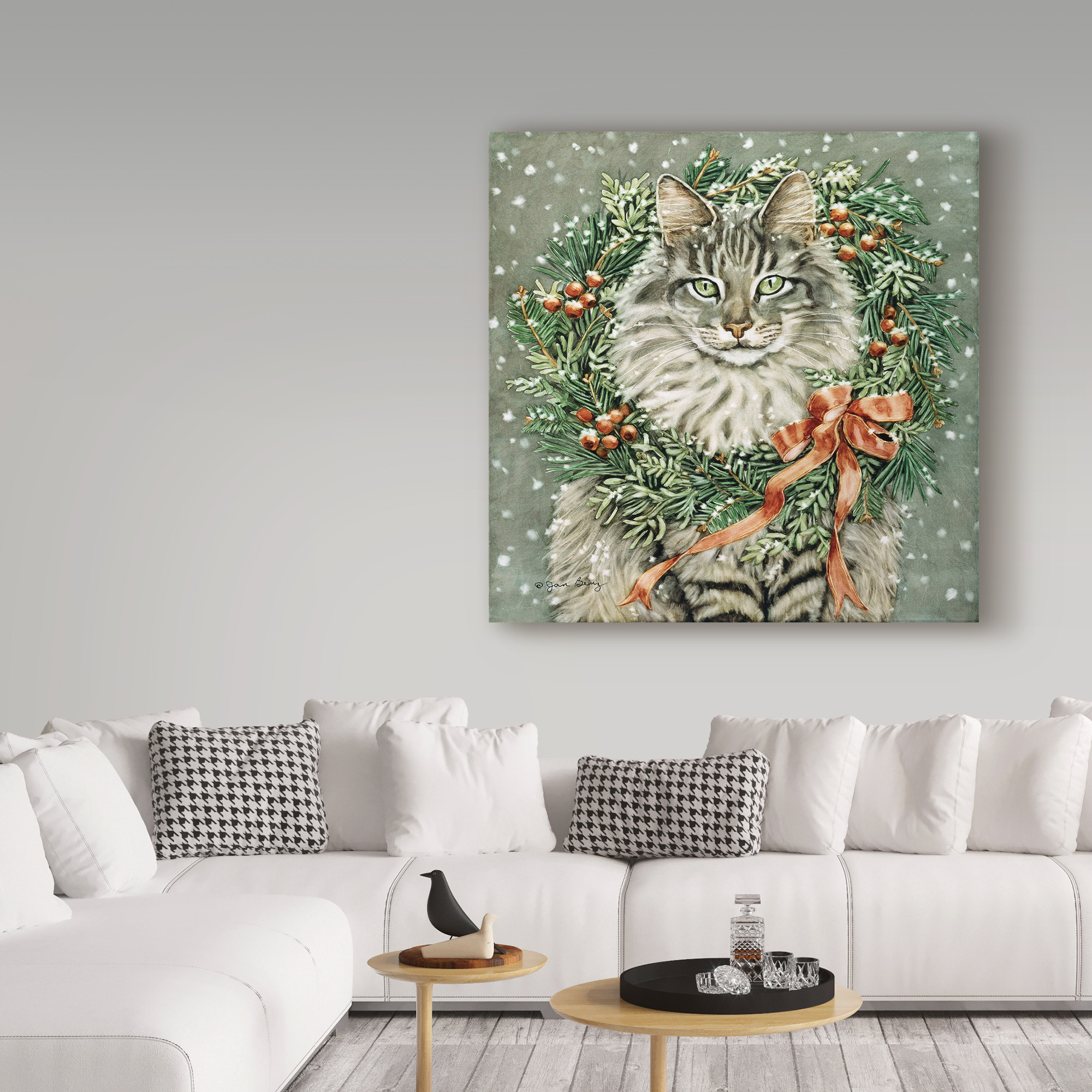 Trademark Fine Art 'Miss December' Canvas Art by Jan Benz
