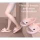 thumbnail image 4 of Lindas zapatillas de tiburón de dibujos animados, zapatillas antideslizantes de secado rápido, zapatillas de baño, zapatillas de gimnasio, suela suave, puntera abierta, zapatillas de casa, color rosa 38/39 oso de fresa Electrónica, 4 of 5