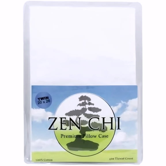 ZEN CHI Buckwheat Pillow Case Organic Buckwheat Pillowcase - Twin Size (20 X 26)- 100% Cotton Cover
