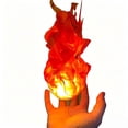 thumbnail image 6 of Halloween Floating Fireball, Flame Lamp Prop, Halloween Fireball, Artificial Fake Fire Floating Props No Flame Ghost Fire for Home Halloween Party Cool Playing Decorations, 1 Pack, 6 of 6