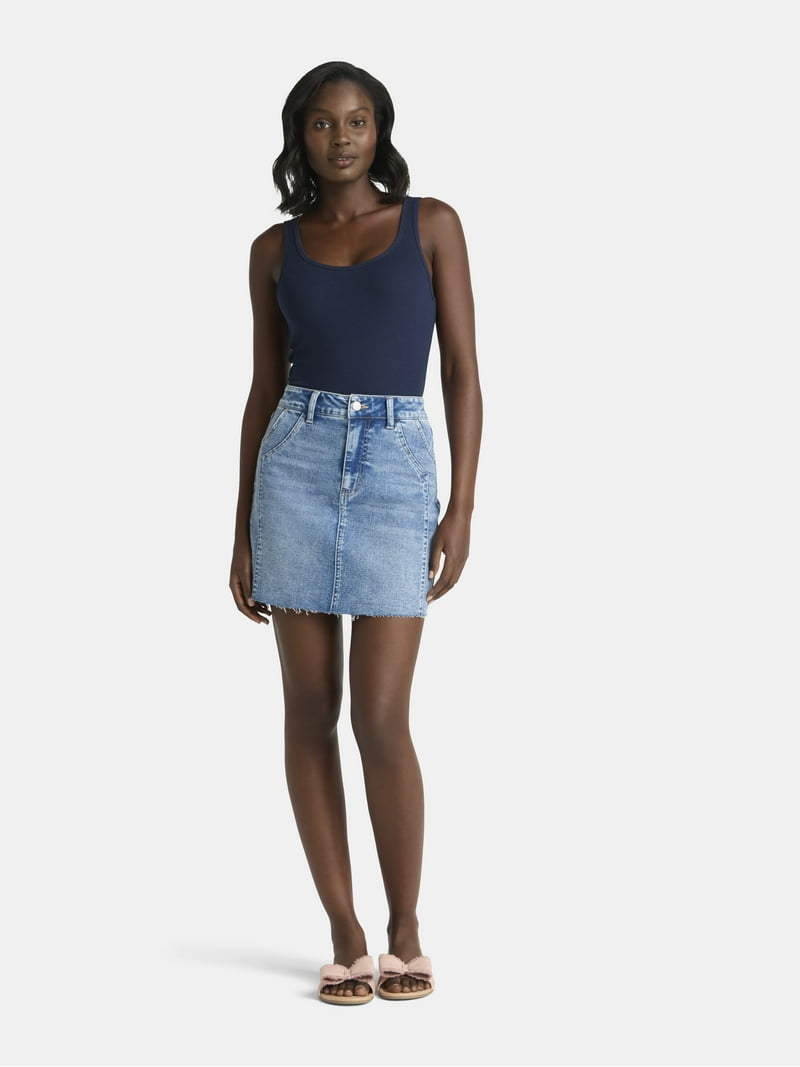Time and Tru Women's Ribbed Tank Top, Sizes XS-XXXL - Walmart.com