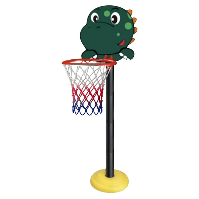 Adjustable Basketball Stand for Indoor and Outdoor Use, Hanging Basketball Board with Hoop and Net, Sports Shooting Frame Toy for Kids Physical Activity and Coordination Practice