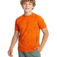 thumbnail image 2 of Zpanxa Girls Athletic Shirts Solid Color Round Neck Short Sleeve Sporty Tee Polyester Top 13-14 Years, 2 of 6