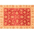thumbnail image 1 of Ahgly Company Indoor Rectangle Oriental Orange Traditional Area Rugs, 7' x 10', 1 of 4