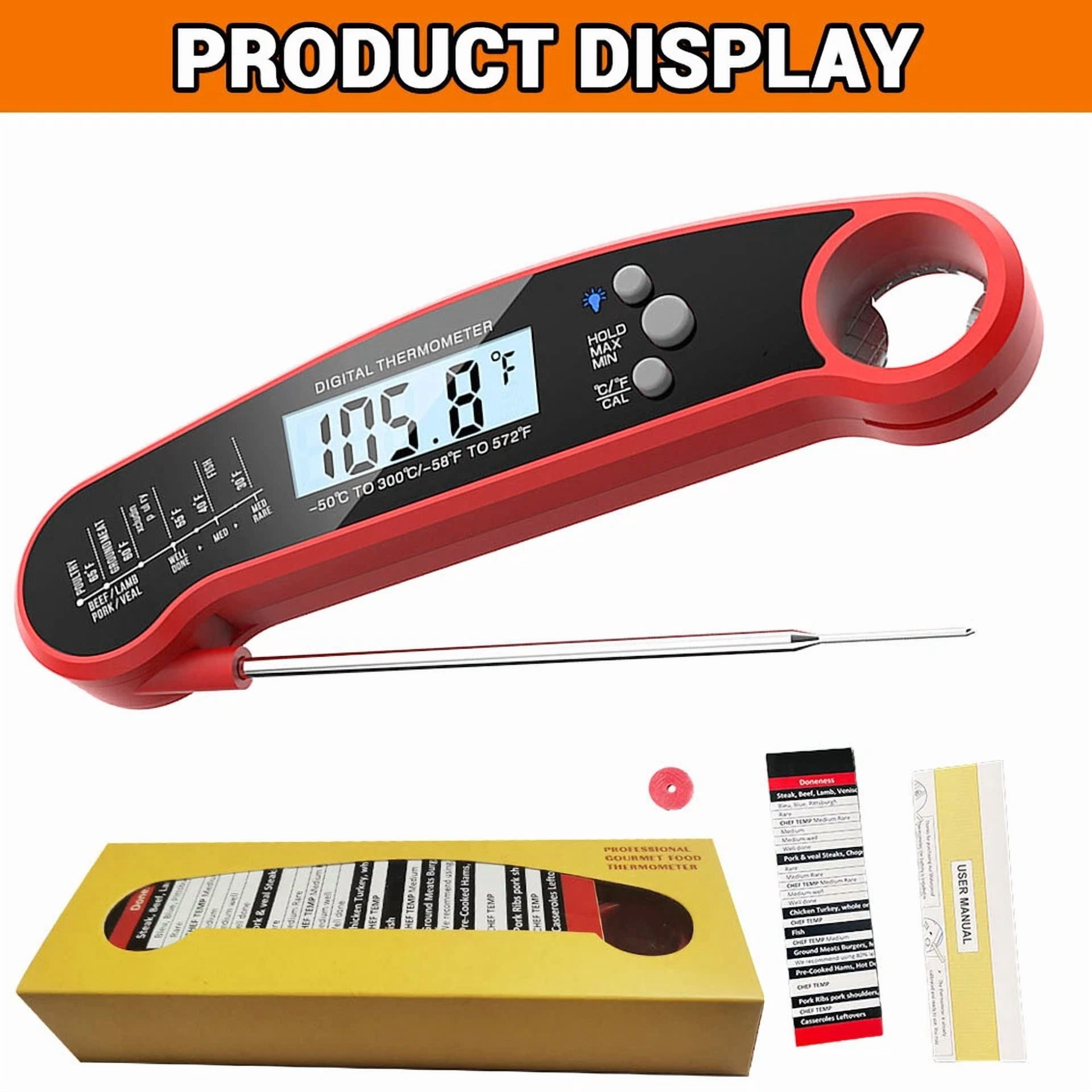 BUTTERFLY- Royal Gourmet Instant Read Meat Thermometer Kitchen Cooking Food Foldable Turkey