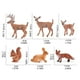 thumbnail image 3 of Figuras de animales del bosque NikouMX 6 piezas Juguetes de animales en miniatura, 3 of 8