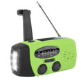 thumbnail image 1 of Emergency Radio Sun Powered Hand Crank Fm/am/noaa Weather Alert Radio With Led Light Power Bank Func, 1 of 5