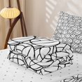 thumbnail image 5 of Erosebridal Sketch Volleyball Zipper Full Size Comforter Sets with Fitted Sheet and 2 Pillowcases,Line Sport Ball Zipper Bedding Set For Boys,Reversible,4pcs, 5 of 7