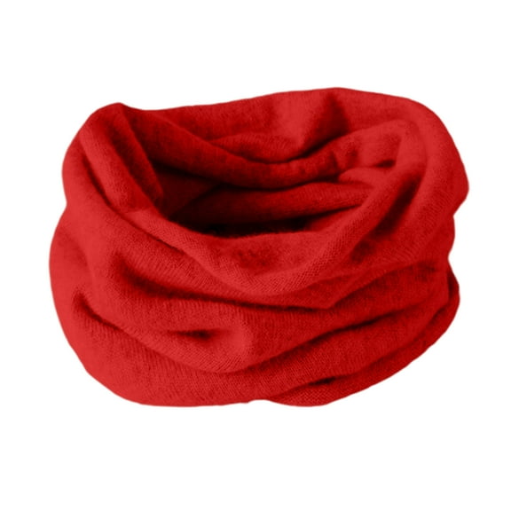 Resicozy Women Soft Lightweight Pashmina Scarf Solid Color Fashion 2025 Casual Circle Loop Neck Scarfs Red 16 In