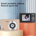 thumbnail image 6 of 4K HD Digital Camera Vintage 48MP Pocket Camcorder for Photography Vlogging 16X Zoom 2.4 inches / 6.1 cm LCD Display Lightweight Student Card Compact Digital Camera for Travel Recording Gold, 6 of 6