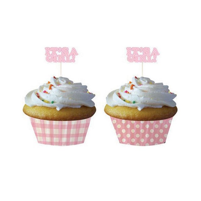 Creative Converting Moules à Pâtisserie avec Pics (Lot de 12)