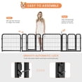 thumbnail image 5 of 24'' Outdoor Dog Playpen, 12 Panel Dog Fence for Small Dogs, Collapsible Pet Exercise Pen for Camping,Garden, Yard, 5 of 9