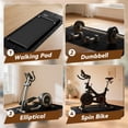 thumbnail image 3 of Walking Pad Mat For Carpet And Hardwood Floors  1/4" Thick Foldable Treadmill Floor Protection Non-slip High Density Bike Elliptical Home Gym Use, 3 of 7