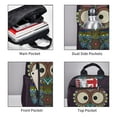 thumbnail image 5 of Balery Boho Owl Lightweight Backpack for Men and Women - Durable and Water-Resistant, Ideal for School, Work, Travel, and Everyday Use, 5 of 9