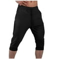 thumbnail image 7 of Mens Jogger Capri Pants Active Fit Workout Athletic Gym Capris Elastic Waist Joggers with Pockets, 7 of 7