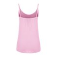 thumbnail image 6 of Fanxing Womens Camisoles with Built in Bras Camisole Tank Tops Spaghetti Strap Tank Tops Pink,M, 6 of 7