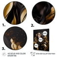 thumbnail image 3 of Designart Gold And Black Sensual Woman III Canvas Wall Art, 3 of 5