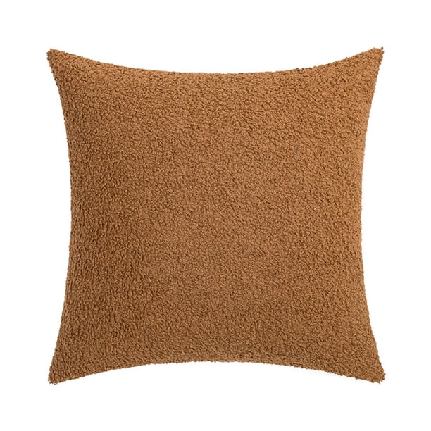 szsfc-sp Funda de almohada decorativa para sofá, duradera, para oficina, sala de estar y coche Café Ligero