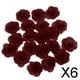 thumbnail image 1 of Cabezas de Flor de Rosa de Seda Soledad Borgoña 20 Piezas, 1 of 10