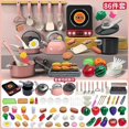 thumbnail image 1 of Children Cutting Play Food Toys,Kitchen Pretend Toy Role Play Cutting Fruits Food Toy& Cookware Pot& Pan Set,Kitchenware and Cooking Utensil Education, 1 of 1