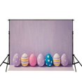 thumbnail image 2 of EREHome Polyester Fabric 7x5ft Easter Photography Background Easter Egg Plank Brick Wall Digital Printing Backdrop, 2 of 2