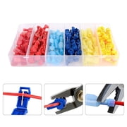 Practical 120Pcs Tap Wiring Connectors Stripping Quick Splices Terminals Accessory for Electrical Connection