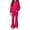 Hot Pink, variant on Enjoytime Outfits for Girls Long Sleeve Hoodie with Flared Pants 2 Piece Set Kids Fall Fashion Comfy Casual Outfit