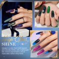 thumbnail image 2 of Kit de uñas en polvo AZUREBEAUTY con purpurina que cambia de color, 20 colores, 2 of 9