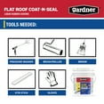 thumbnail image 5 of GARDNER Flat Roof Coat-N-Seal Liquid Rubber Coating, White, 5 Gallon, 5 of 5