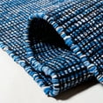 thumbnail image 5 of SAFAVIEH Montauk Kelsey Distressed Cotton Area Rug, Blue/Black, 6' x 9', 5 of 8