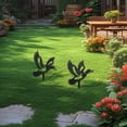 thumbnail image 2 of 2Pcs Duck Metal Decorative Garden Stakes Funny Flying Wild Duck Metal Silhouette Statues Animal Garden Ornament Gifts Black Yard Art, 2 of 7