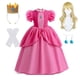 thumbnail image 4 of Vestido de princesa melocotón para niña, ropa de actuación de escenario para niños, Carnaval, fiesta de cumpleaños, Festival de revelación, disfraz de Cosplay, 4 of 5
