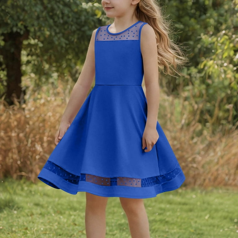 Ruyang 2t Thanksgiving Outfit Girl Little Girls Tulle Lace Wedding Dress for Kids formal Birthday Pageant Fashion Daily Mesh Skirt, Kids Unisex, Size: