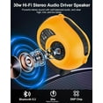 thumbnail image 3 of Bluetooth Speaker For Makita/Dewalt/Milwaukee/Bosch/Ryoby Craftsman 20v 18v Battery,Wireless Speaker with HD Sound, TWS Pairing, Bluetooth 5.3, for Jobsites/Home/Party/Outdoor/Beach/Gift, 3 of 21