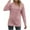 Pink, variant on DianGeFu Plus Size Womens Hoodies Pullover Fashion Casual,Women's Popular Solid V-neck Hooded Loose Sleeved Top Sweater,Light Blue,S