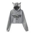 thumbnail image 4 of ILLIT merch  Super Real Me hoodie  kawaii cat ear drawstring  sweatshirt  men/women kpop pullovers, 4 of 6