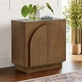 thumbnail image 7 of Best Master Furniture Questa Scandinavian Mid-Century 2-Door Cabinet with Arch Handles, Brown, 7 of 7