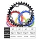 thumbnail image 4 of Platos y bielas para bicicleta de montaña Wosthever Amarillo 38T Ovalados 104BCD, 4 of 6