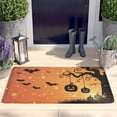 thumbnail image 2 of Happy Halloween Front Door Mat,Durable Absorbent Low-Profile Door Mat 17x31.5 Inch Evil Pumpkin Ghost Floor Mats for Bedroom Living Room, 2 of 4