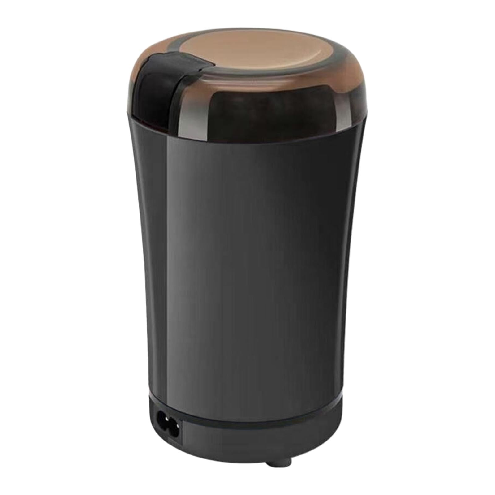 Mini Electric Coffee Grinder for Coffee Beans, Spices, Chili, Pepper & Nuts – Noiseless, Push-Button, Stainless Steel Chamber, Portable for Home, Office, Travel