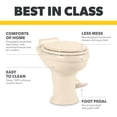 thumbnail image 4 of Dometic 320 Series Standard Height Toilet, Bone, 4 of 5