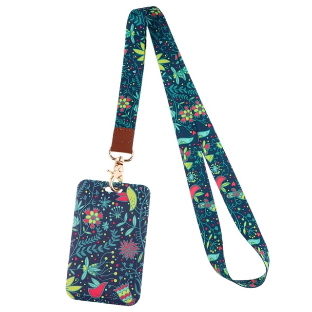 CHENMEI Heart Shaped Cell Phone Lanyard with Sliding Card Holder Adjustable Braided Strap for O Ffice ID Cards PVC Leather