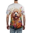 thumbnail image 5 of Welcome Spring Summer Goldendoodle Portrait Flower Blue Sky All Over Print 3D Shirt Unisex Merch Doodle Dog Lover Gifts Idea - 12001, 5 of 6
