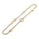 thumbnail image 1 of Pulsera Doble Corazones Oro Sólido 10k, 1 of 3
