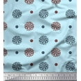 thumbnail image 1 of Soimoi Poly Georgette Fabric Floral Block Fabric Prints by Yard 42 Inch Wide, 1 of 3
