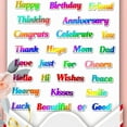 thumbnail image 4 of Holiday Words Metal Die Cuts Cutting Dies Stencil Template DIY Making Mould, 4 of 8