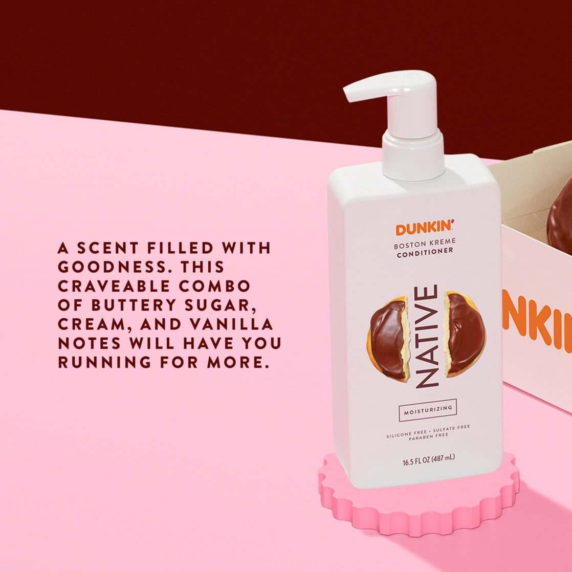 Native Sulfate Free Conditioner, Dunkin' Boston Kreme, Moisturizing, 16.5 oz